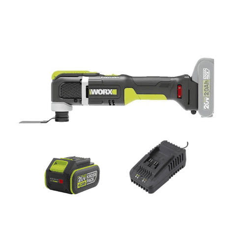 Máy Cắt Rung Dùng Pin (1 Pin 4.0Ah, 1 Sạc 2A) Worx WE696.14.2B