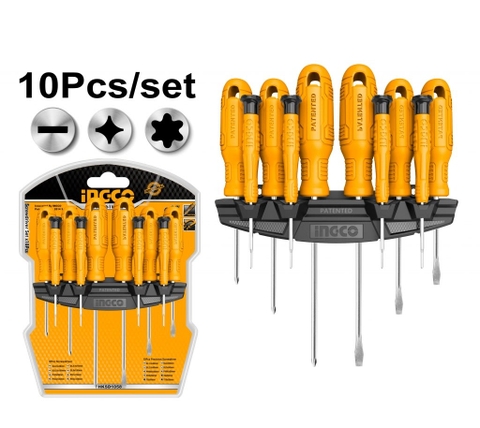 Bộ tua vít đa năng 10 chi tiết Ingco HKSD1058 rẻ
