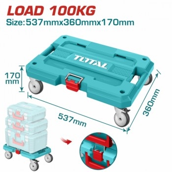 Hộp đựng đồ nghề xếp chông 19° Total TPBXS102