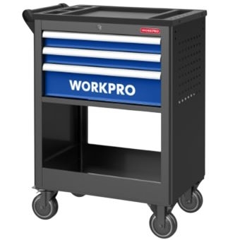 Xe đẩy dụng cụ 3 ngăn kéo Workpro - WP285005