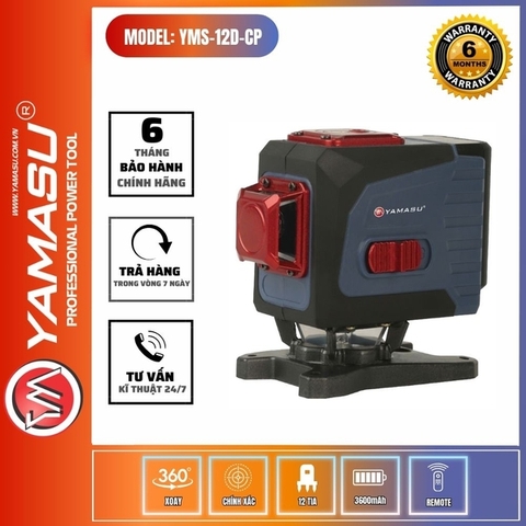 Máy Laser Cân Bằng 12 Tia Xanh – Phiên Bản Compact Yamasu YMS-12DCP