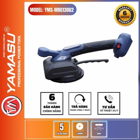 Máy rung ốp lát gạch cầm tay pin không bao gồm pin sạc Yamasu YMS-ThanMRG130G2