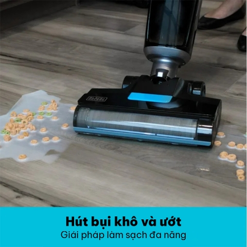 MÁY HÚT BỤI LAU SÀN THÔNG MINH KHÔNG DÂY 5 CHỨC NĂNG BLACK+DECKER BXUVXA02