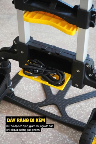 Xe đẩy hàng 2 bánh gấp gọn kèm rổ đựng hàng 60kg Stanley FT509