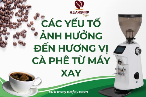 Các yếu tố ảnh hưởng đến hương vị cà phê từ máy xay