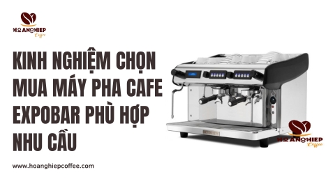 Kinh nghiệm chọn mua máy pha cafe Expobar phù hợp nhu cầu