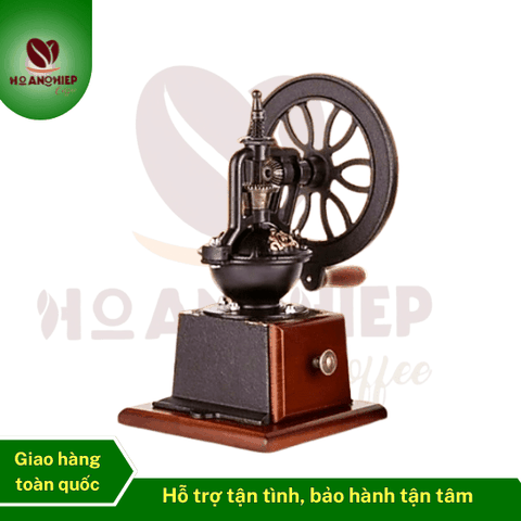 Máy Xay Cà Phê Cầm Tay Bánh Xe Đứng Cỡ Nhỏ