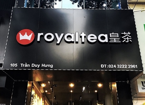 biển quán trà sữa