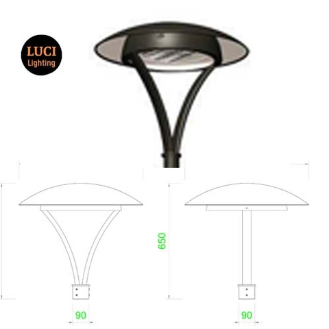 Cột đèn sân vườn LC-GL1058