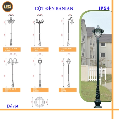 Cột đèn BANIAN