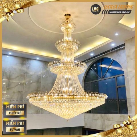 Đèn chùm pha lê thông tầng LC-2401