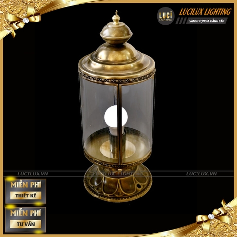 Đèn trụ cổng đồng LC-4111