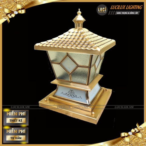 Đèn trụ cổng đồng LC-4102