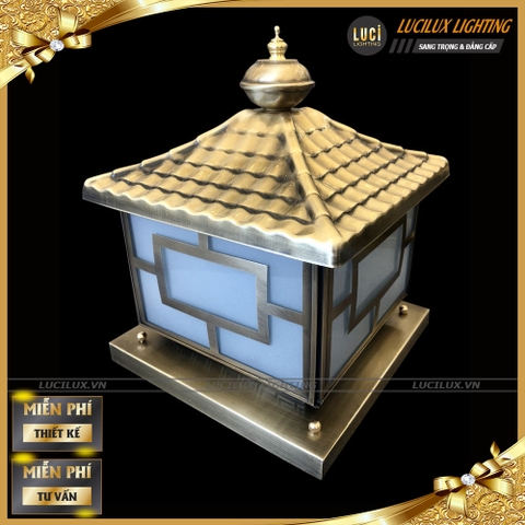 Đèn trụ cổng đồng LC-4104