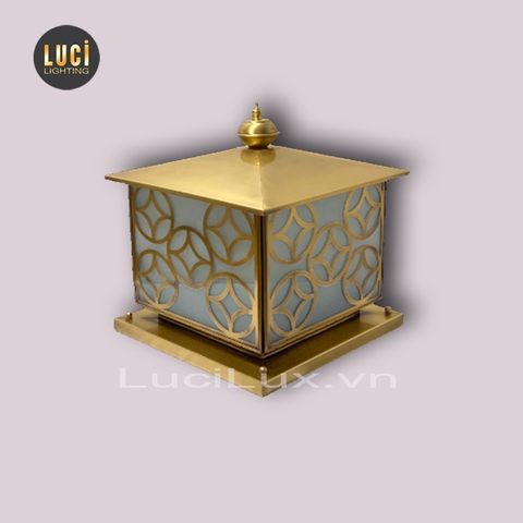 Đèn trụ cổng đồng LC-4110