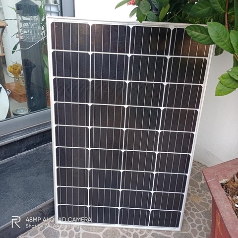 Các tấm Pin Panel Solar Năng Lượng Mặt Trời hay dùng trong Đèn Chiếu Sáng Năng Lượng Mặt Trời công suất 80W; 100W