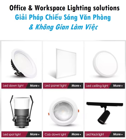 Office & Workspace Lighting solutions - Giải Pháp Chiếu Sáng Văn Phòng & Không Gian Làm Việc