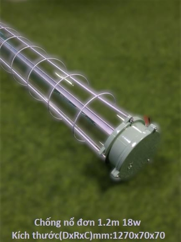 Máng chống nổ đơn 1,2m Led tuyp gắn trần 1x18W EXII BT06