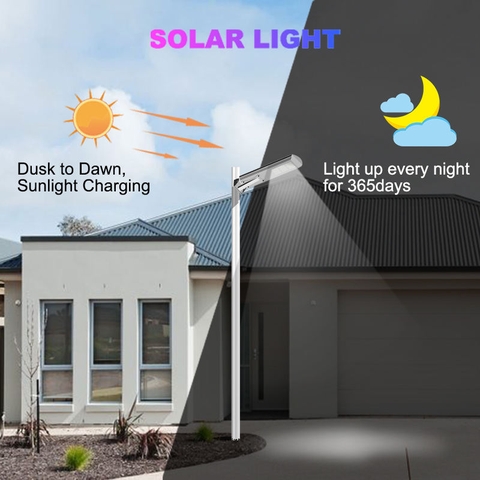 Đèn Đường Năng Lượng Mặt Trời Tích Hợp Camera ZALAA ZL-BJ04-CCTV (80W, IP65)