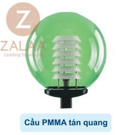 Đèn Sân Vườn Công Viên có tháp tán quang, lắp bulb LED 15-30W ZALAA