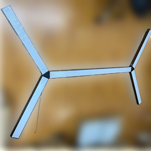 Bộ Đèn Thả Trần Văn Phòng Công suất 120w - Ghép Kiểu Xương Cá, Kích thước L2000x1000