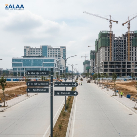 Cột Ghi Tên Chỉ Dẫn Đường vào Khu Đô Thị, Khu Tòa Nhà, Trung tâm thương mại, Bệnh viện, Công Viên...