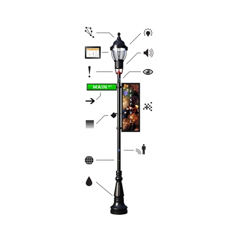 Cột Đèn Chiếu Sáng Đa Chức Năng