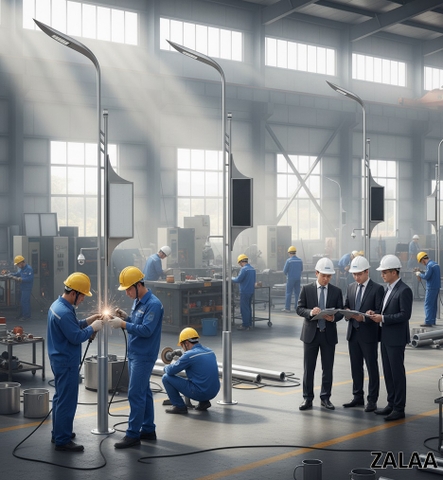 Cột Đèn Thông Minh Zalaa Dành Cho Dự Án Hướng Smart City | ZSP OEM 01