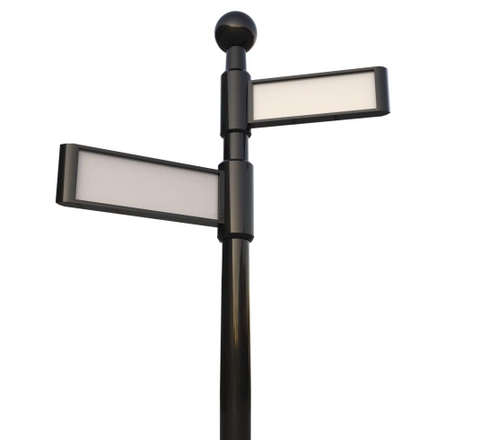 Cột Ghi Tên Chỉ Dẫn Đường vào Khu Đô Thị, Khu Tòa Nhà, Trung tâm thương mại, Bệnh viện, Công Viên...