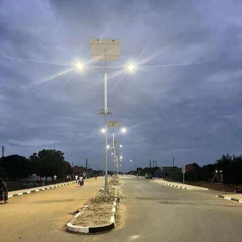 Đèn Đường LED Năng Lượng Mặt Trời 40-100W ZALAA Smart Light