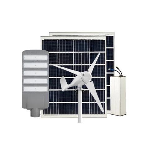 Đèn Đường LED Năng Lượng Mặt Trời lai Gió Zalaa ZSW 80W Dành cho dự án