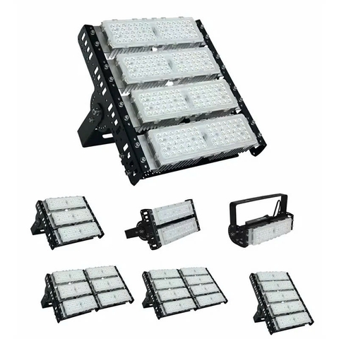 Đèn LED Chiếu Sáng Sân Thể Thao Pickleball 100W, 200W, 300W, 400W - ZALAA OEM Philip Ghép Module SMD
