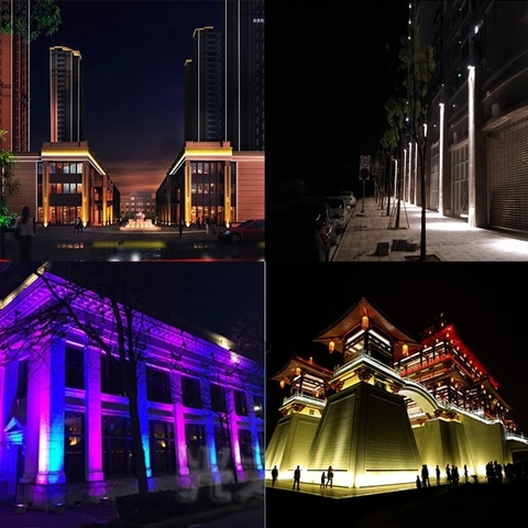 Đèn LED Rọi Tòa Nhà 48W, 3000K | ZALAA Facade Lighting