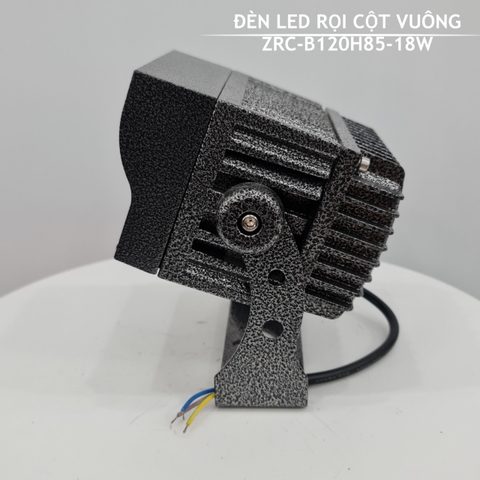 Đèn Led Rọi Cột Vuông 18W Mã sản phẩm ZRC-H120B85-18W