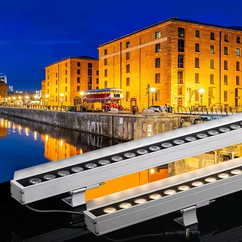 Đèn LED Thanh Dài 24W DMX512 RGBW Chiếu Tòa Nhà Building Cao Tầng - Facade lighting solution Zalaa