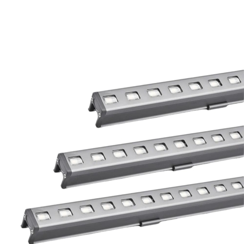 Đèn LED Tuyến Tính chiếu sáng mặt tiền Tòa Nhà Building Cao Tầng có lập trình DMX512 Rgb hiệu ứng thay đổi màu sắc theo tùy chỉnh