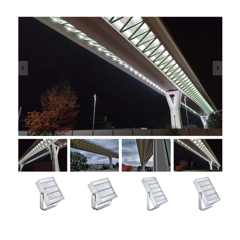 Đèn Pha LED Ngoài Trời Chiếu Sáng Gầm Cầu Đường Sắt Tốc Độ Cao ZFL-Railway 40W-360W ZALAA Railway Station Lighting