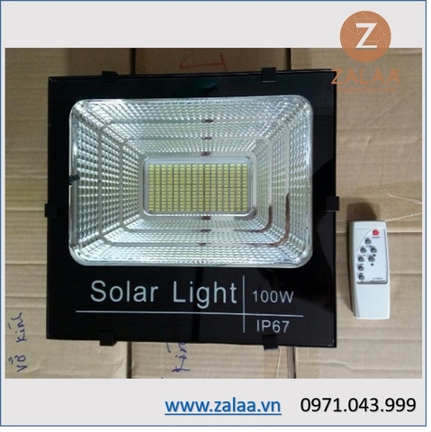 Đèn pha năng lượng mặt trời 100w mã sản phẩm ZFR100S ZALAA