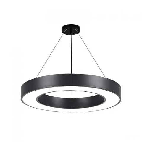 Đèn Thả Trần Văn Phòng tròn hình chữ O vành khăn, rỗng giữa đường kính 600mm, 48W