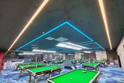 Đèn tuyến tính LED ZALAA sản xuất đặt theo yêu cầu dành cho phòng tập thể dục, Văn phòng, Câu lạc bộ