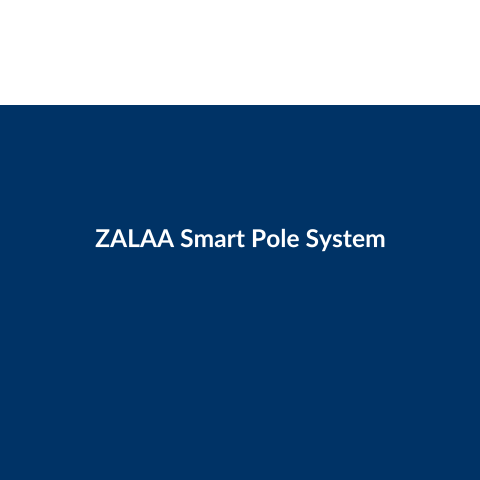 Cột Đèn Thông Minh ZALAA Smart Pole - Tích Hợp Sạc EV, Màn Hình LED, SOS