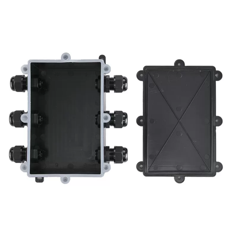 Hộp Nối Điện Deenlai FSH716-B - Chia nhiều cổng từ 2 đến 10 ngả, Chống nước, Ngoài trời IP68 - Linh kiện đèn led Zalaa