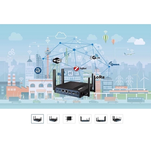 Giải pháp IoT Gateway cho hệ thống đèn đường thông minh | IoT Gateway UTX-3117 ZALAA