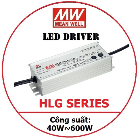 Nguồn Đèn LED Driver Meanwell HLG