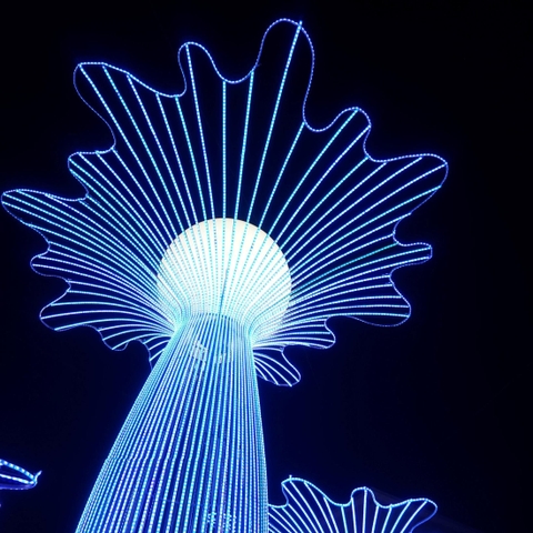 Trụ Đèn Tháp Tinh Thần Spiritual Fortress ZCQ-HH1020 ZALAA Chiếu Sáng Cảnh Quan