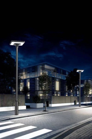 Đèn Năng Lượng Mặt Trời chiếu sáng trang trí công viên 80W Resort mã ZCVNL-2021