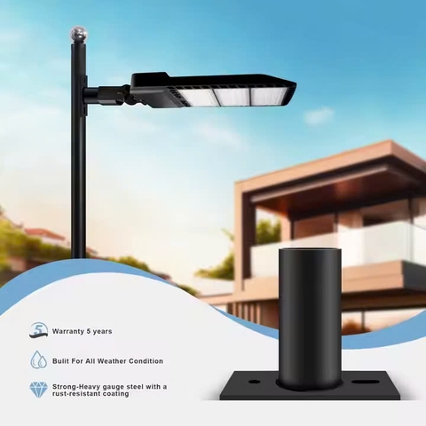 ZALAA OEM Gia công Giá Đỡ Cần Đèn LED Slip Fitter Adapter 48mm 58mm 76mm - Bộ chuyển đổi lắp trượt cho đèn chiếu sáng ngoài trời