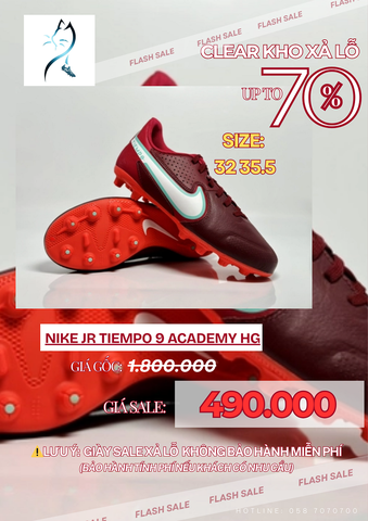 Nike Jr Tiempo 9 Academy HG