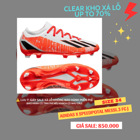Adidas X Speedpotal Messi.3 FG J