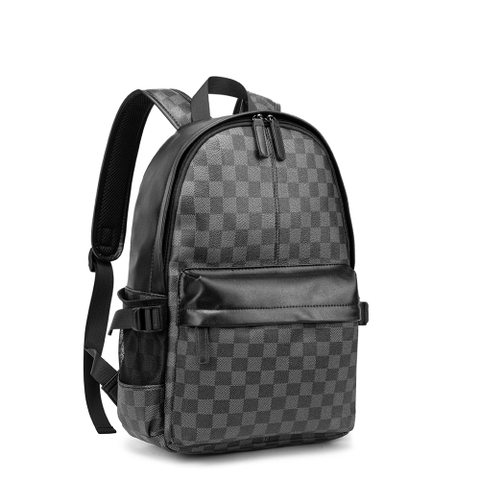 Balo da unisex chống nước phong cách Hàn Quốc bh 6 tháng B301-8Caro